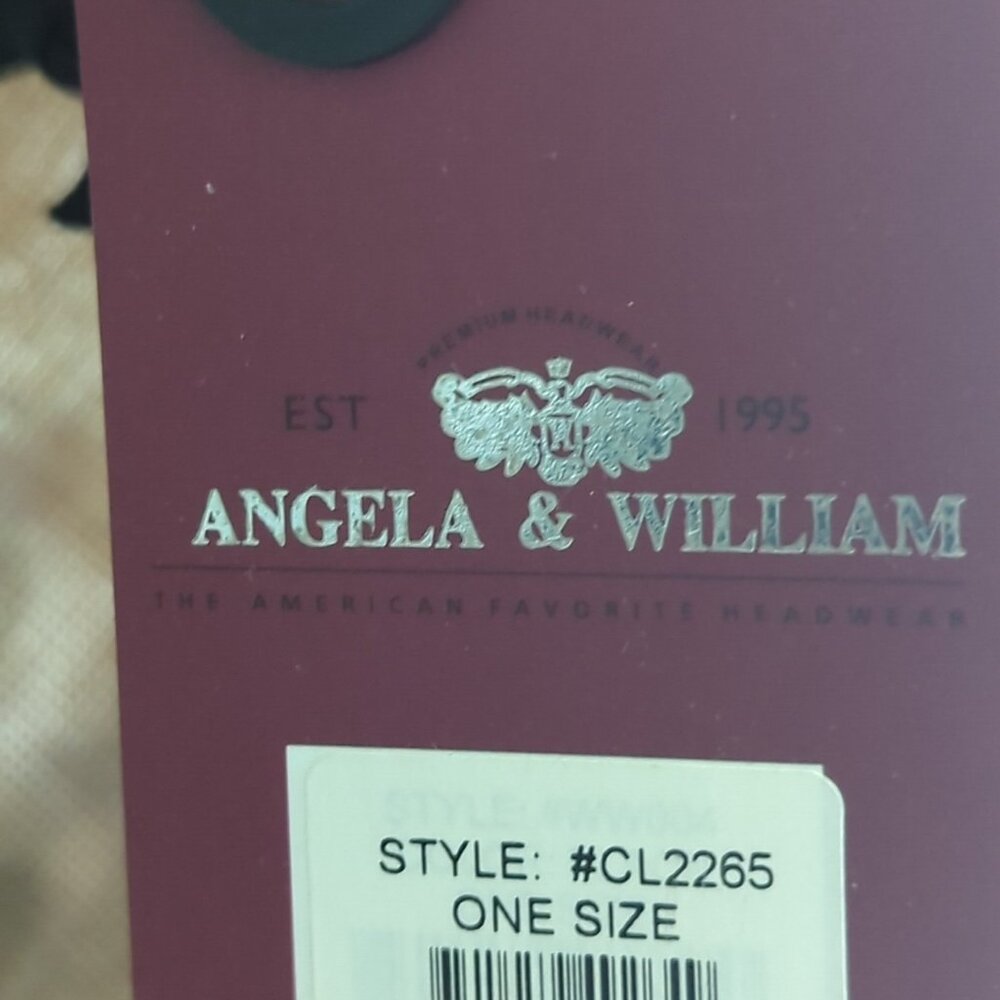 Angela & William Hat One Size Women's Beige Style #CL2265 Adjustable NEW-lp - Picture 7 of 10
